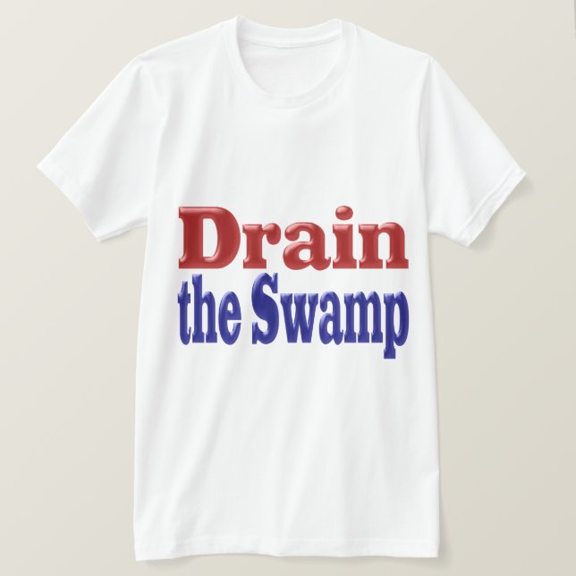Blauer Scampingtext zeichnen T-Shirt (Design vorne)