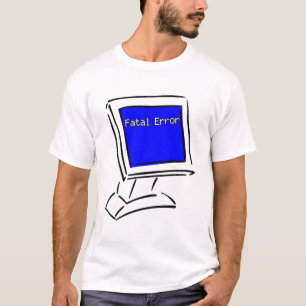 Blauer Schirm T-Shirt