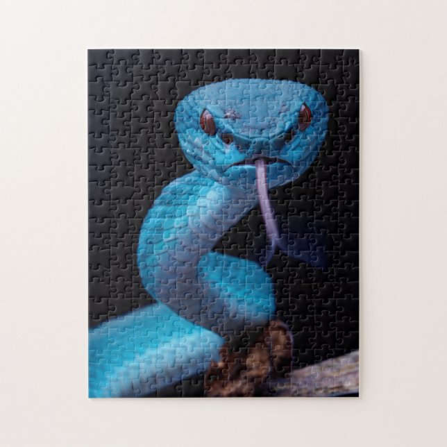 Blauer Schlange 252 Stück Puzzle (Vertikal)