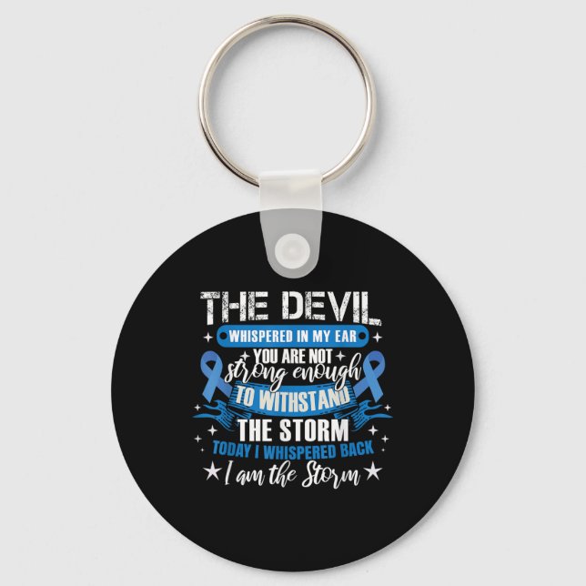 Blauer Schleim _ Kolonskopie Kolorektalkarzinom W Schlüsselanhänger (Vorderseite)