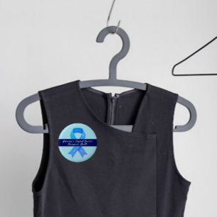 Blauer Schleim mit der Schaltfläche "Paisley-Schil Button