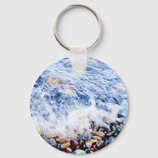 Blauer Schlüsselanhänger (Vorderseite)