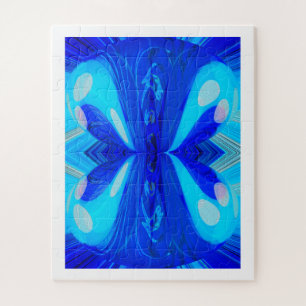 Blauer Schmetterling