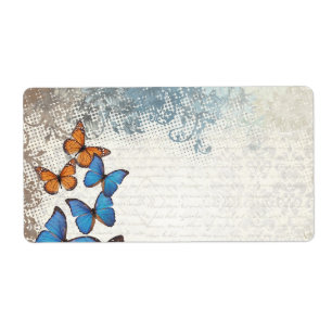 Blauer Schmetterling