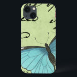 Blauer Schmetterling auf Aquamariner Postkarte title_seo2<br><div class="desc">Diese aquamarine Postkarte trägt eine Schönheitsbotschaft. Eine zarte,  blauflügelige Schmetterling-Erholung auf der Karte,  die einige der darin enthaltenen Skripte verschleiert. Dieser Vision Studio-Druck würde eine tolle Ergänzung zu Ihrer Zuhause darstellen!</div>