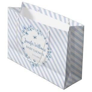 Blauer Schmetterling Baby Duschbeutel Große Geschenktüte