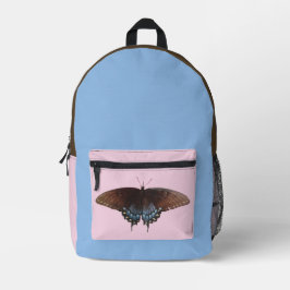 blauer Schmetterling Bedruckter Rucksack