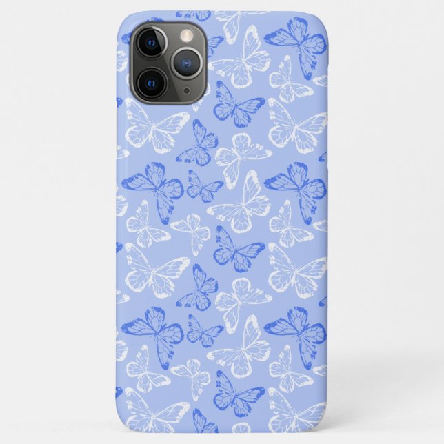 Blauer Schmetterling Case-Mate iPhone Hülle (Rückseite)