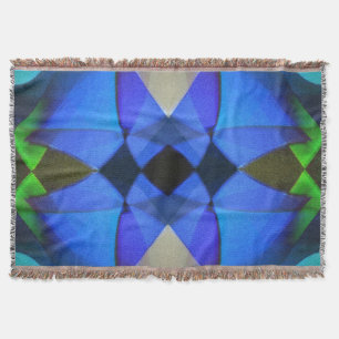 Blauer Schmetterling Decke