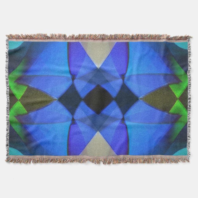 Blauer Schmetterling Decke (Vorderseite)