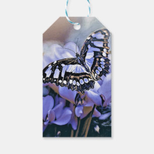 Blauer Schmetterling Geschenkanhänger