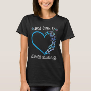 Blauer Schmetterling heilt es erst im November Dia T-Shirt