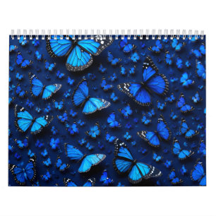 blauer Schmetterling Kalender