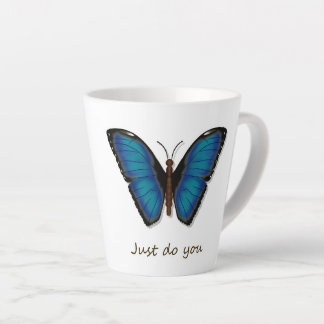 Blauer-Schmetterling-Latte-Mug Milchtasse