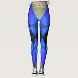 Blauer Schmetterling Leggings