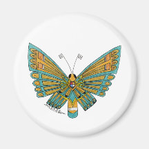Blauer Schmetterling