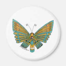 Blauer Schmetterling Magnet