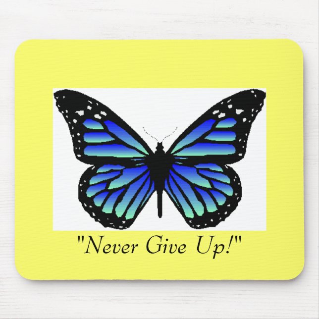 blauer Schmetterling, Mousepad (Vorne)