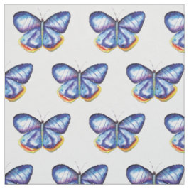 Blauer Schmetterling Pima Baumwolle (54" Breite) S Stoff