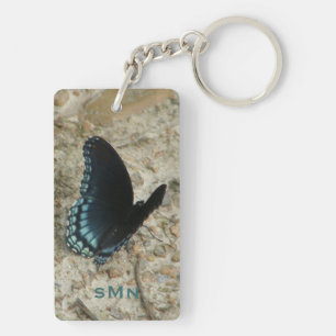 Blauer Schmetterling Schlüsselanhänger