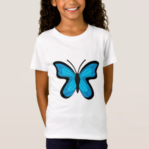 Blauer Schmetterling T-Shirt