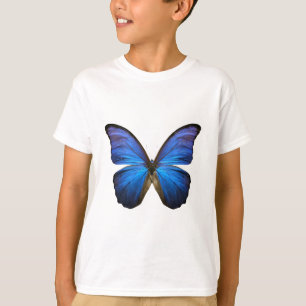 Blauer Schmetterling T-Shirt