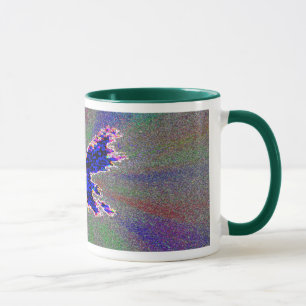Blauer Schmetterling Tasse