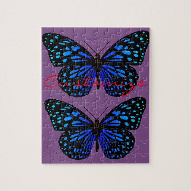 Blauer Schmetterling Thunder_Cove (Vertikal)