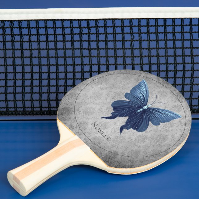 Blauer Schmetterling Tischtennis Schläger (InSitu)