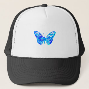 Blauer Schmetterling Truckerkappe