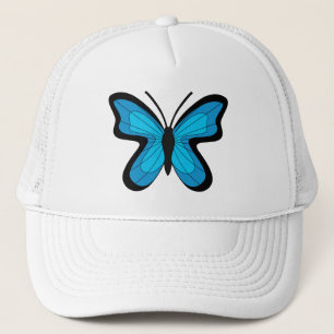 Blauer Schmetterling Truckerkappe