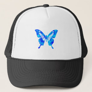 Blauer Schmetterling Truckerkappe