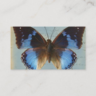 Blauer Schmetterling Visitenkarte