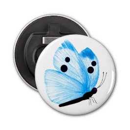 Blauer Schmetterlingskopf Flaschenöffner