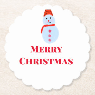 Blauer Schneemann Weihnachten Frohe Weihnachten Na Untersetzer