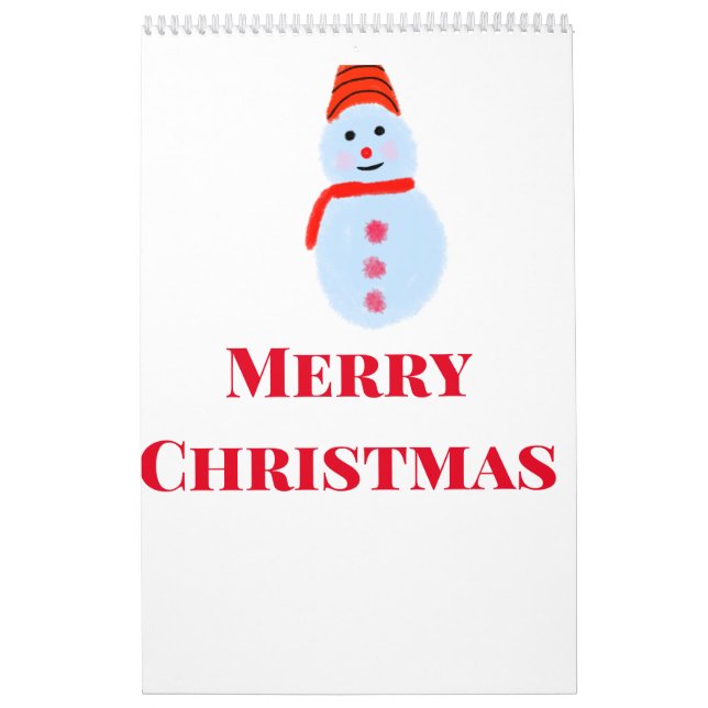 Blauer Schneemann Weihnachten Weihnachten hinzufüg Kalender (Titelbild)