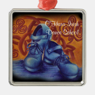 Blauer Schuh Ornament