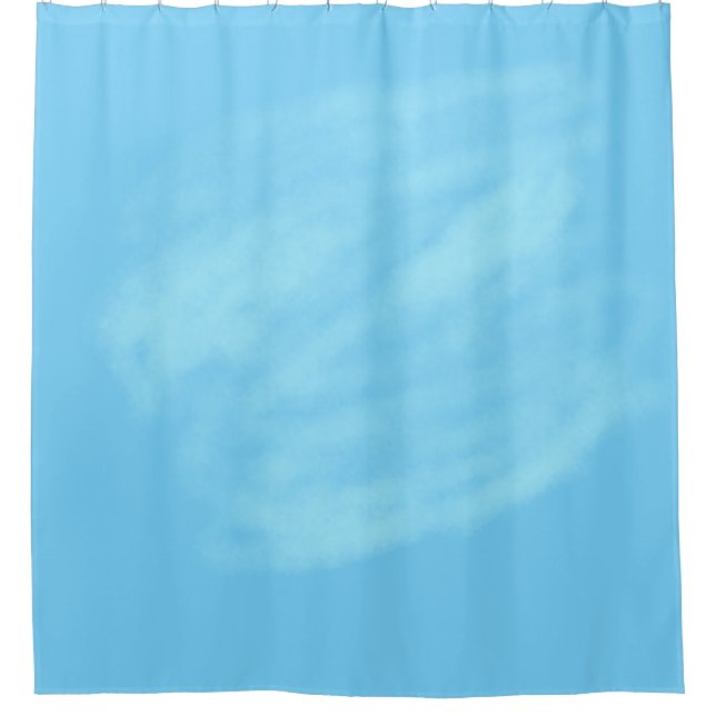 Blauer schwarzer Farbeffekt Acrylkunstduschvorhang Duschvorhang (Vorderseite)