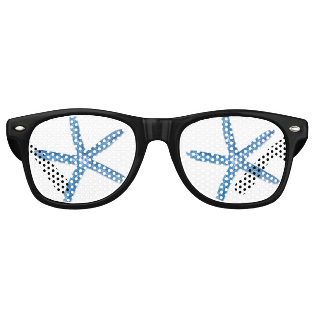 Blauer Seeteufel Partybrille (Vorderseite)