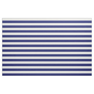 Blauer Seglerstreifen (mittlere Skalierung) Stoff