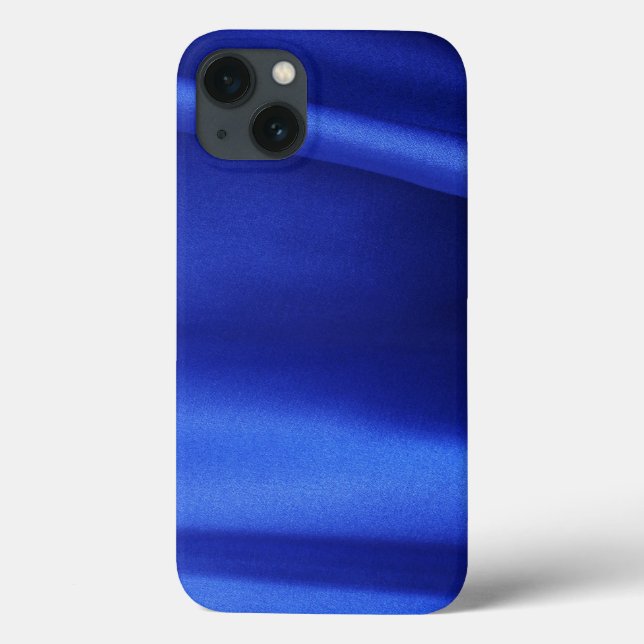 Blauer Seidenstoff Abstrakt Case-Mate iPhone Hülle (Rückseite)