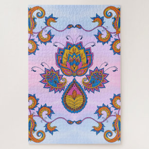 Blauer Serenity-Garten – Florale Pastell-Träume