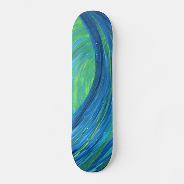 blauer Skater Skateboard (Vorderseite)