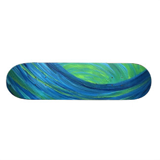 blauer Skater Skateboard
