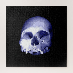 Blauer Skull