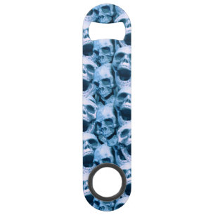 Blauer Skulls Speed Flaschenöffner
