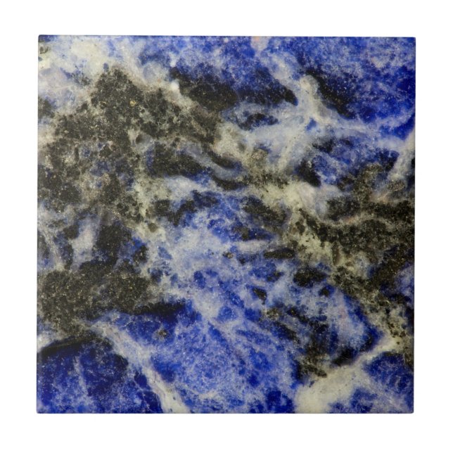 Blauer Sodalith Fliese (Vorderseite)