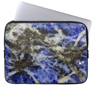 Blauer Sodalith Laptopschutzhülle