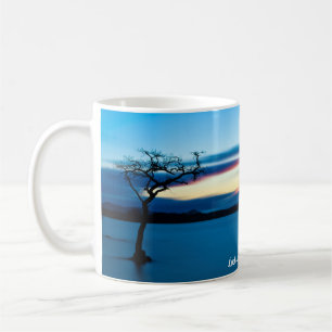Blauer Sonnenuntergang über Loch Lomond, schottisc Kaffeetasse