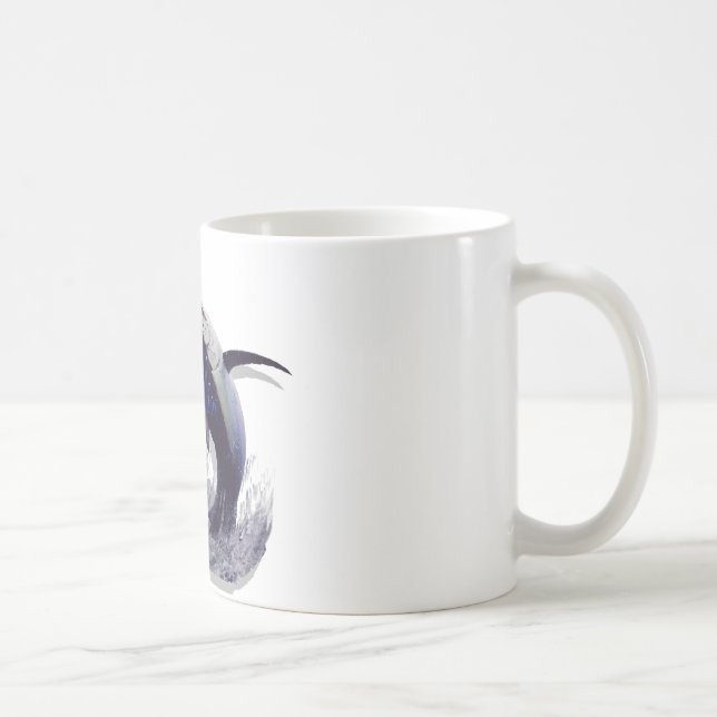 blauer Speerfisch Kaffeetasse (Rechts)